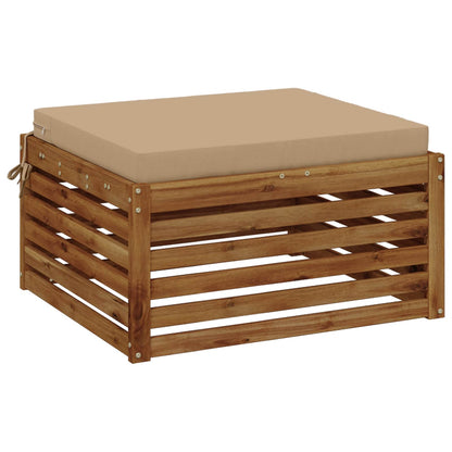 1-Piece Seat Cushion SOEST 100% Polyester Sand 60 x 60 x 7 cm