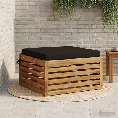 1-Piece Seat Cushion SOEST 100% Polyester Black 80 x 80 x 7 cm