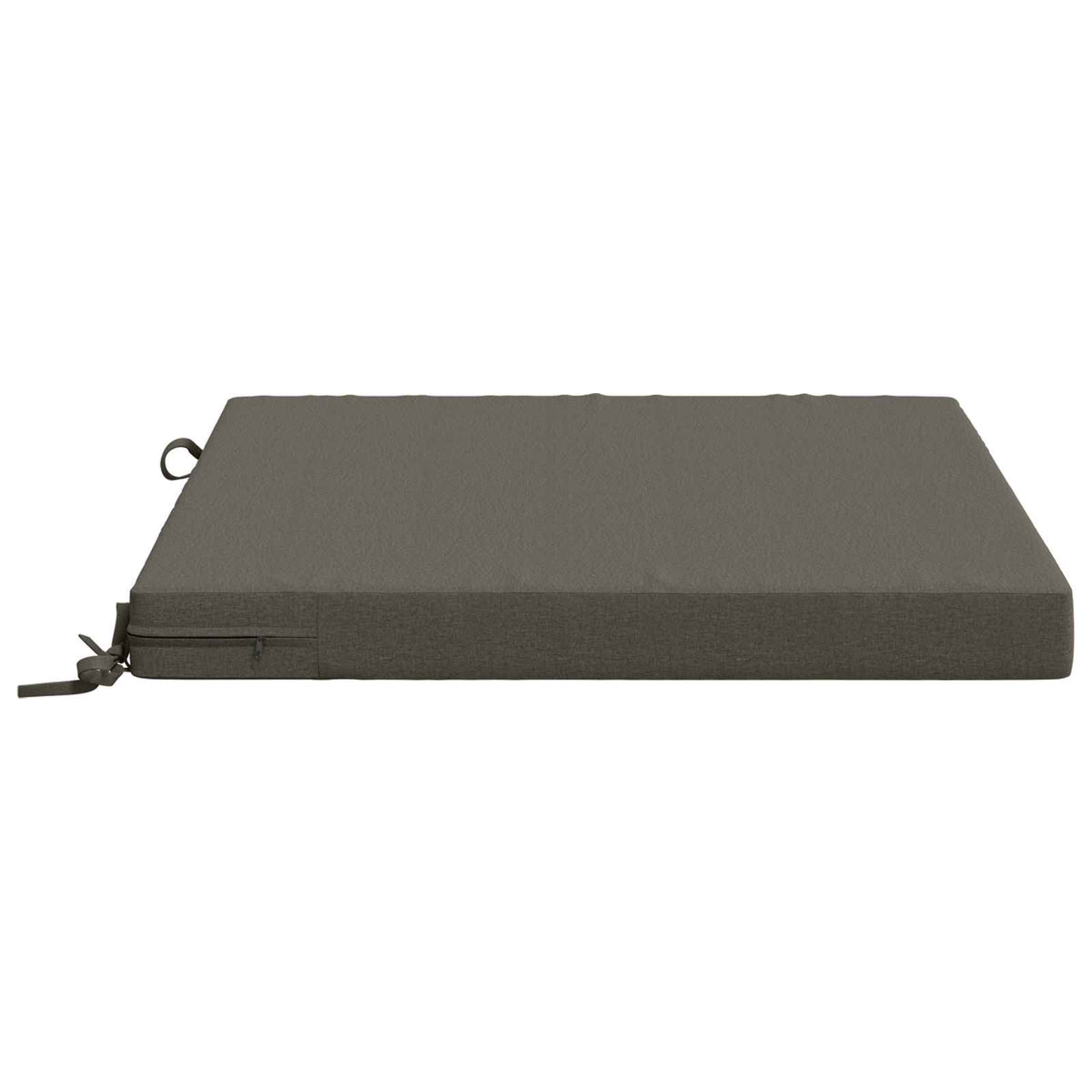 4-Piece Seat Cushions SOEST 4 pcs 100% Polyester Grey