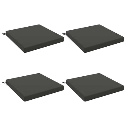 4-Piece Seat Cushions SOEST 4 pcs 100% Polyester Anthracite