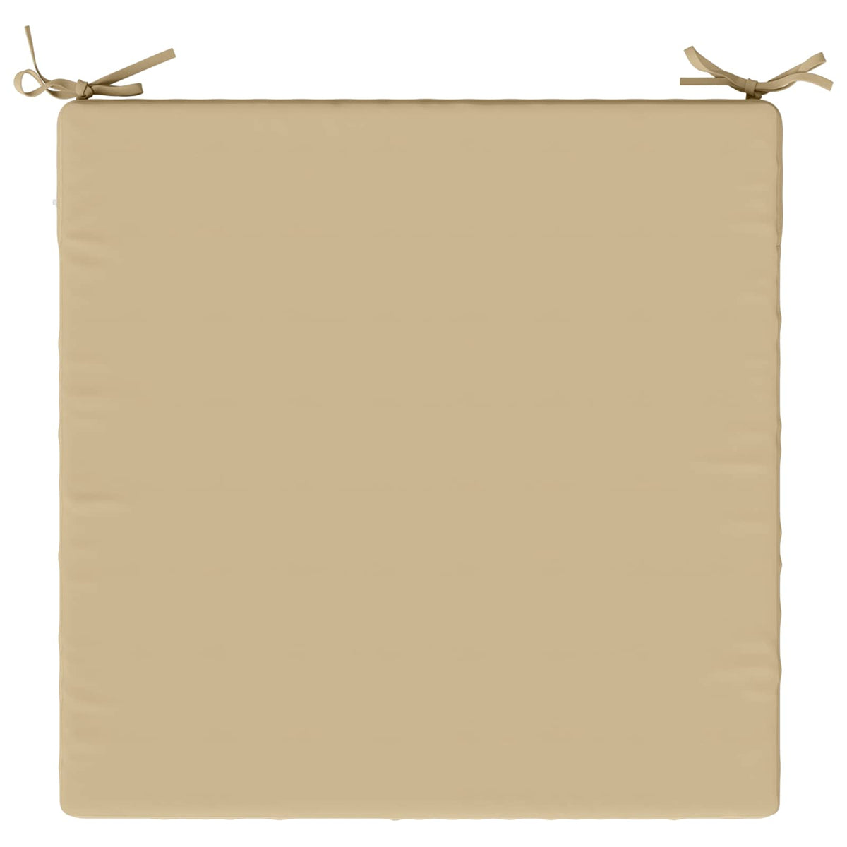 1-Piece Seat Cushion SOEST 100% Polyester Beige 60 x 60 x 7 cm