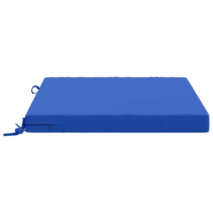 4-Piece Seat Cushions SOEST 4 pcs 100% Polyester Royal Blue