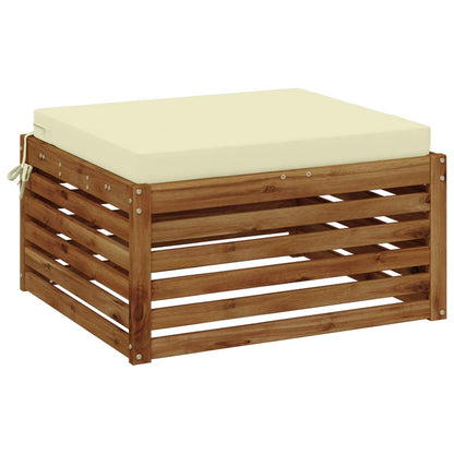 1-Piece Seat Cushion SOEST 100% Polyester Cream 60 x 60 x 7 cm