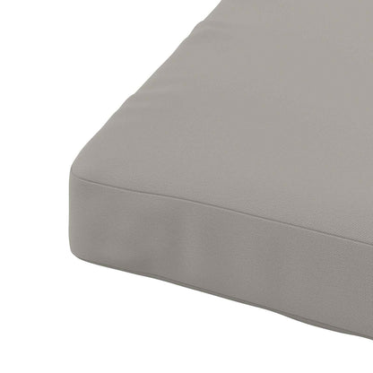 1-Piece Seat Cushion SOEST 100% Polyester Grey 60 x 60 x 7 cm