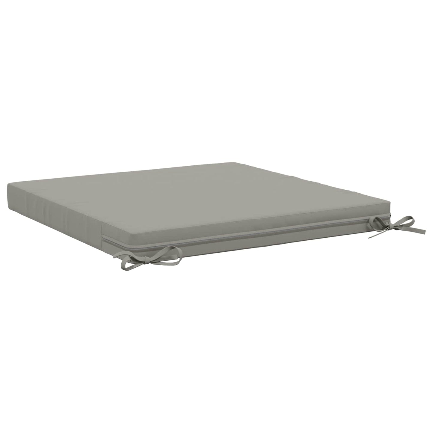 1-Piece Seat Cushion SOEST 100% Polyester Grey 60 x 60 x 7 cm