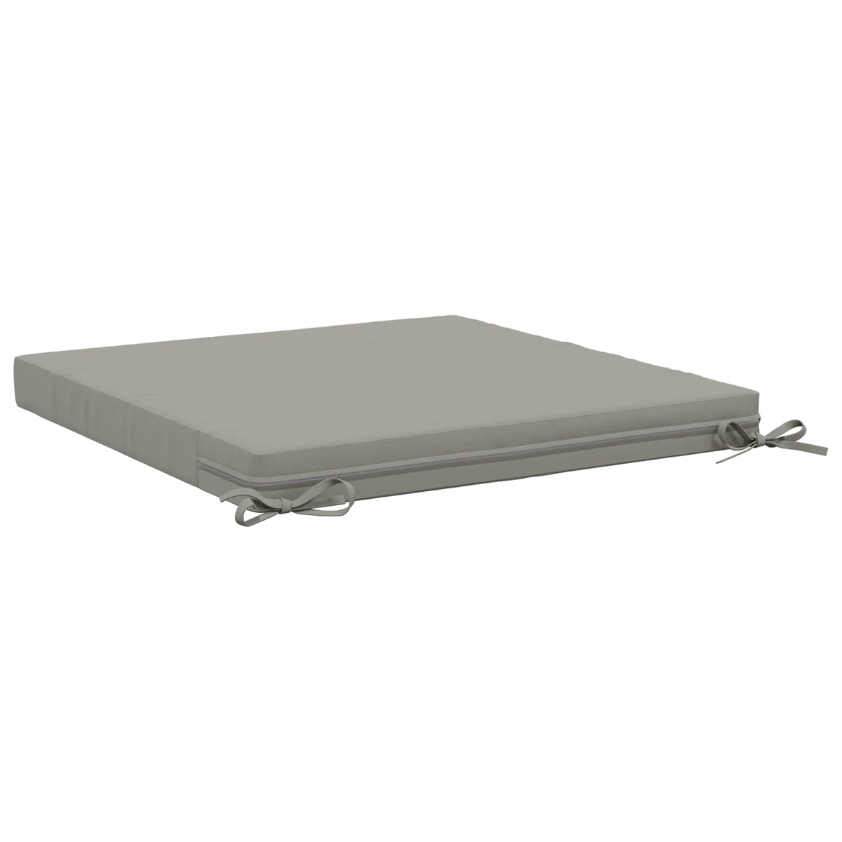 4-Piece Seat Cushions SOEST 4 pcs 100% Polyester Grey