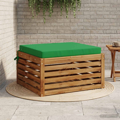 1-Piece Seat Cushion SOEST 100% Polyester Green 70 x 70 x 7 cm