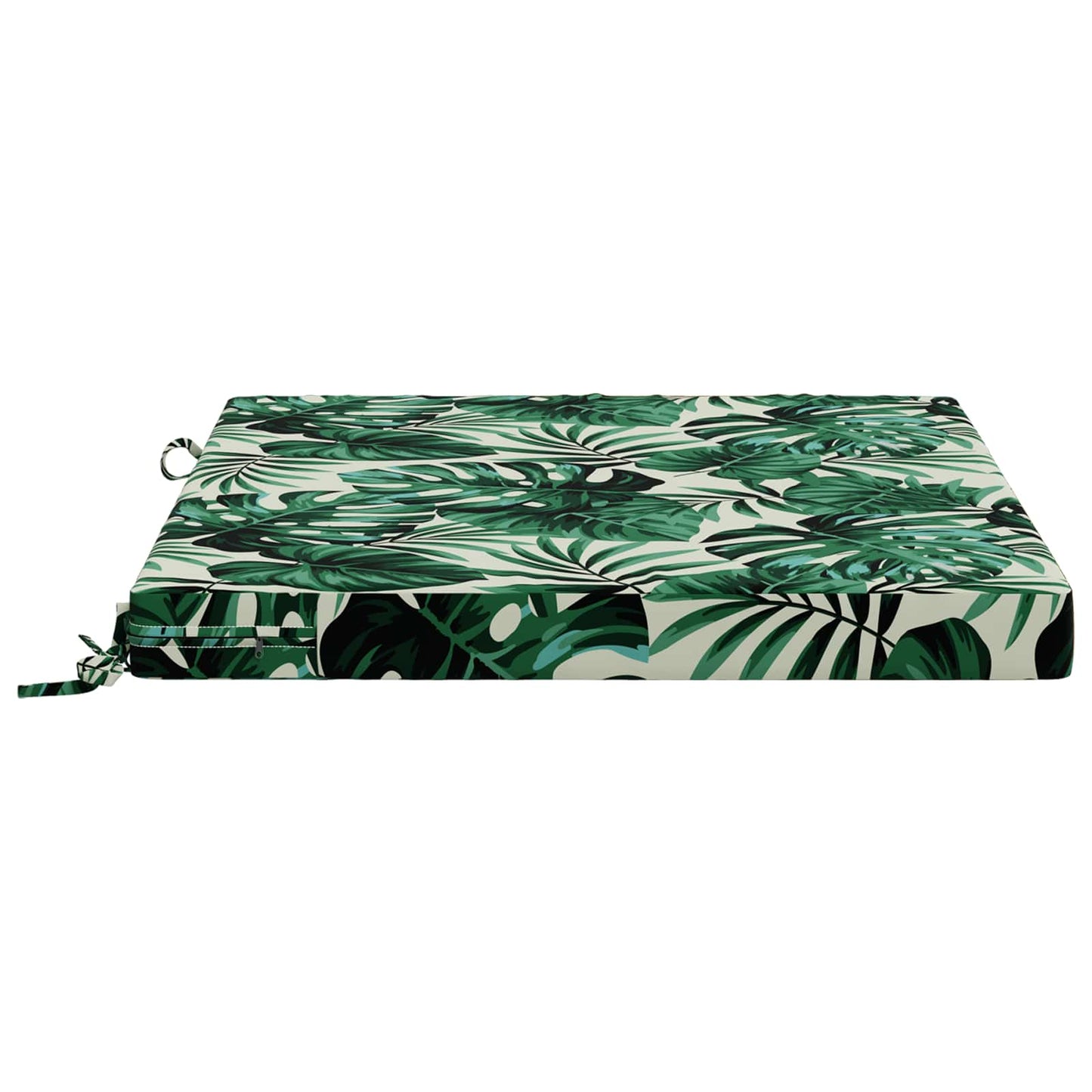 1-Piece Seat Cushion SOEST 100% Polyester Leaf Pattern