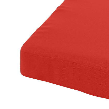 1-Piece Seat Cushion SOEST 100% Polyester Red 60 x 60 x 7 cm