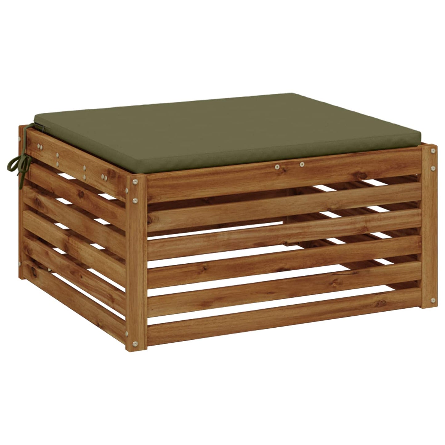 1-Piece Seat Cushion SOEST 100% Polyester Olive Green