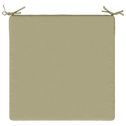 4-Piece Seat Cushions SOEST 4 pcs 100% Polyester Light Green