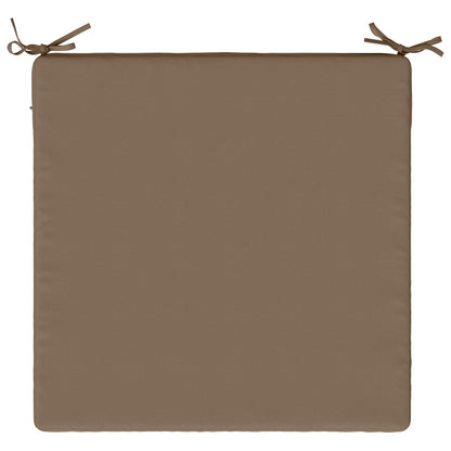 4-Piece Seat Cushions SOEST 4 pcs 100% Polyester Taupe