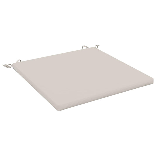 1-Piece Seat Cushion SOEST 100% Polyester White 70 x 70 x 3 cm