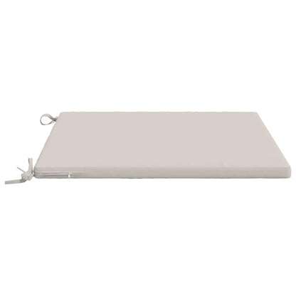 1-Piece Seat Cushion SOEST 100% Polyester White 70 x 70 x 3 cm