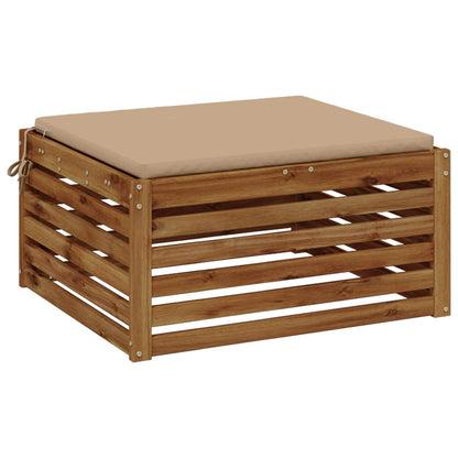1-Piece Seat Cushion SOEST 100% Polyester Sand 70 x 70 x 3 cm
