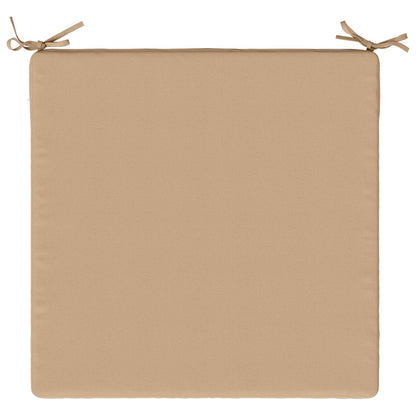 4-Piece Seat Cushions SOEST 4 pcs 100% Polyester Sand