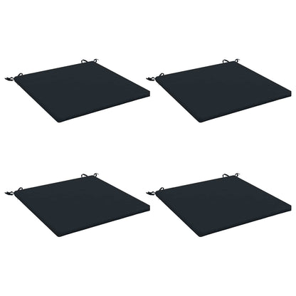 4-Piece Seat Cushions SOEST 4 pcs 100% Polyester Dark Blue