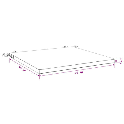 4-Piece Seat Cushions SOEST 4 pcs 100% Polyester Anthracite