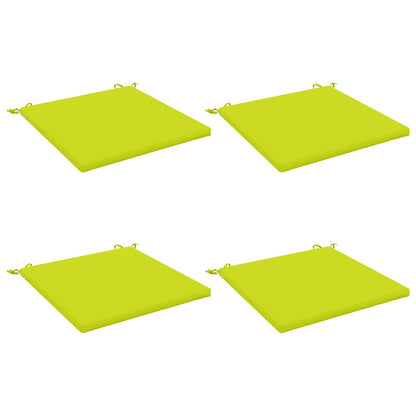 4-Piece Seat Cushions SOEST 4 pcs 100% Polyester Bright Green