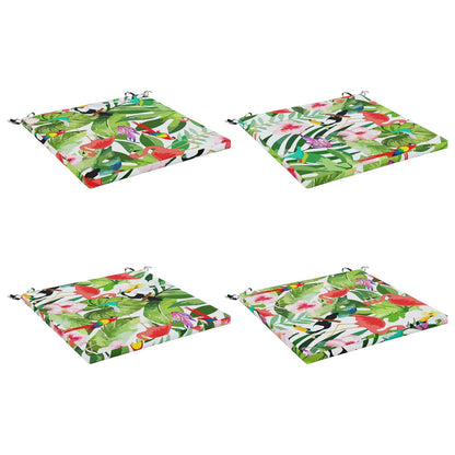4-Piece Seat Cushions SOEST 4 pcs 100% Polyester Multicolour