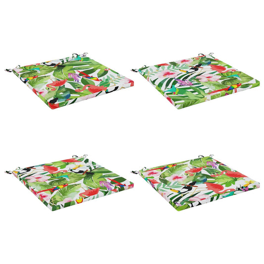 4-Piece Seat Cushions SOEST 4 pcs 100% Polyester Multicolour