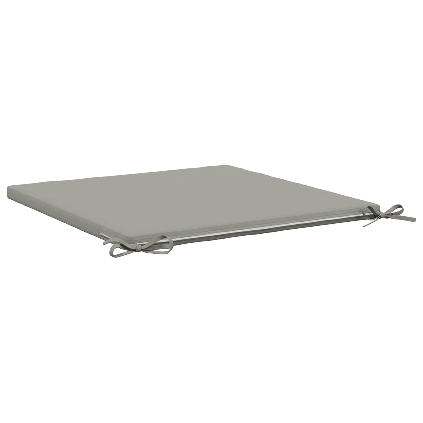 4-Piece Seat Cushions SOEST 4 pcs 100% Polyester Grey