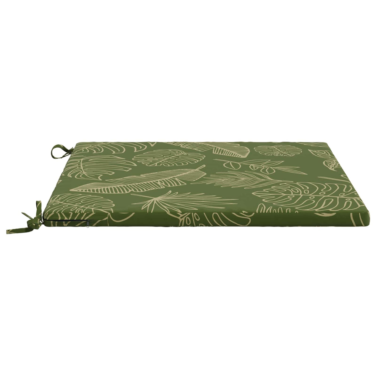 4-Piece Seat Cushions SOEST 4 pcs 100% Polyester Leaf Design