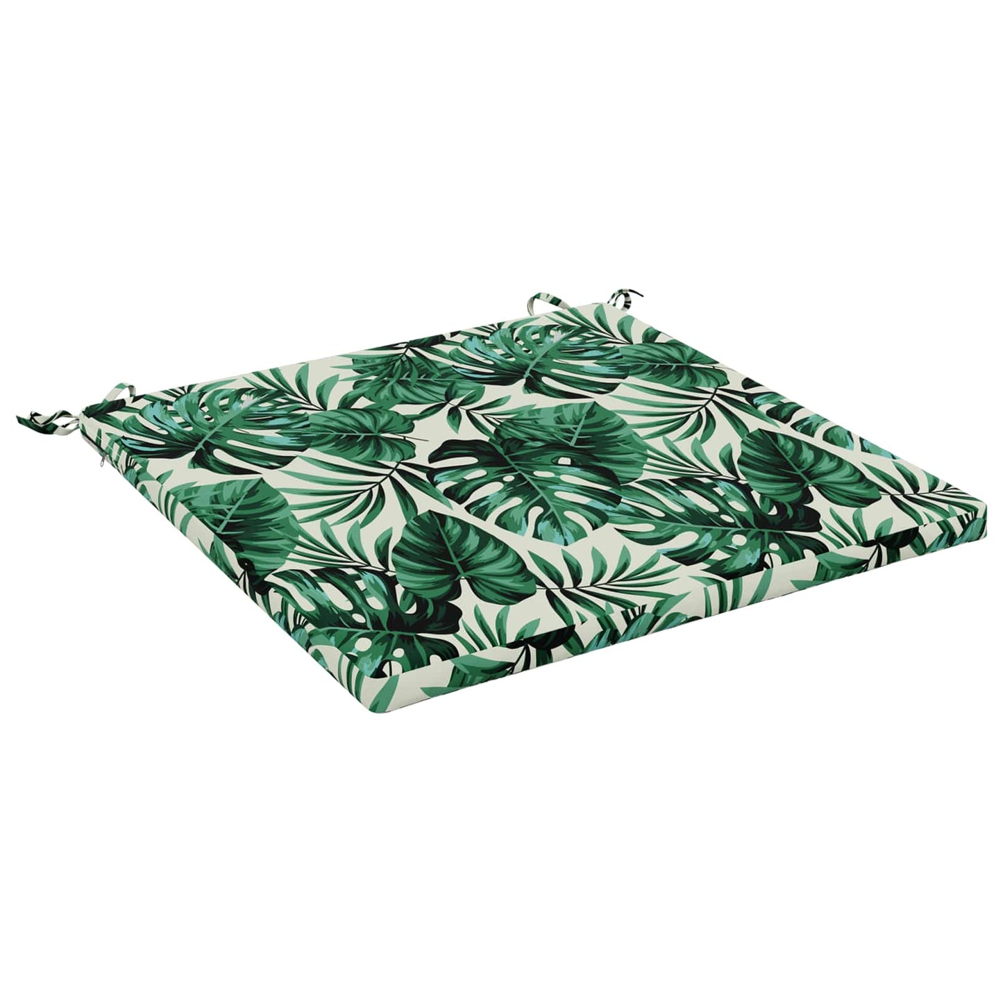 1-Piece Seat Cushion SOEST 100% Polyester Leaf Pattern