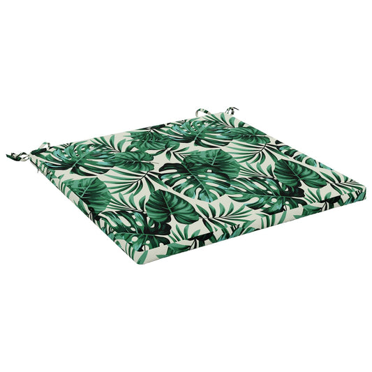 1-Piece Seat Cushion SOEST 100% Polyester Leaf Pattern