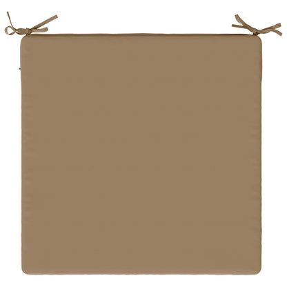 4-Piece Seat Cushions SOEST 4 pcs 100% Polyester Taupe