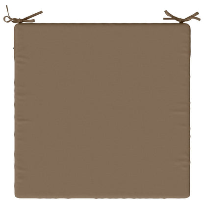 4-Piece Seat Cushions SOEST 4 pcs 100% Polyester Taupe