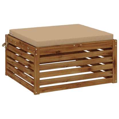 1-Piece Seat Cushion SOEST 100% Polyester Sand 70 x 70 x 5 cm