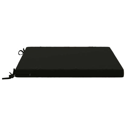 1-Piece Seat Cushion SOEST 100% Polyester Black 70 x 70 x 5 cm