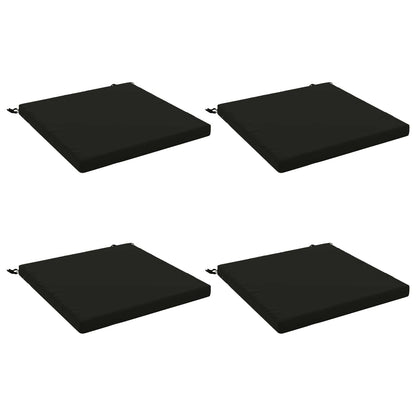 4-Piece Seat Cushions SOEST 4 pcs 100% Polyester Black