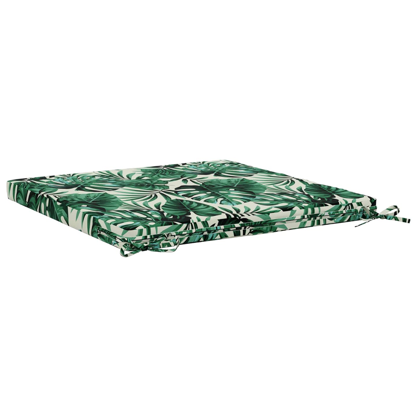 1-Piece Seat Cushion SOEST 100% Polyester Leaf Pattern