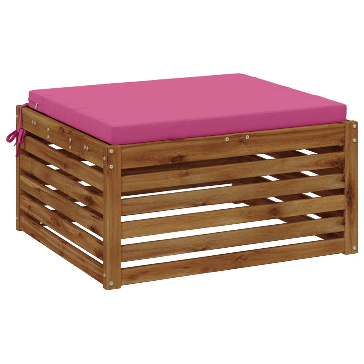 1-Piece Seat Cushion SOEST 100% Polyester Pink 70 x 70 x 5 cm