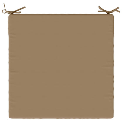 4-Piece Seat Cushions SOEST 4 pcs 100% Polyester Taupe