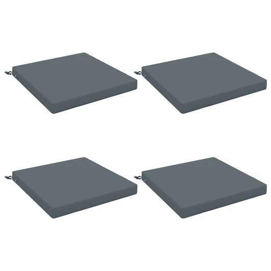 4-Piece Seat Cushions SOEST 4 pcs 100% Polyester Blue