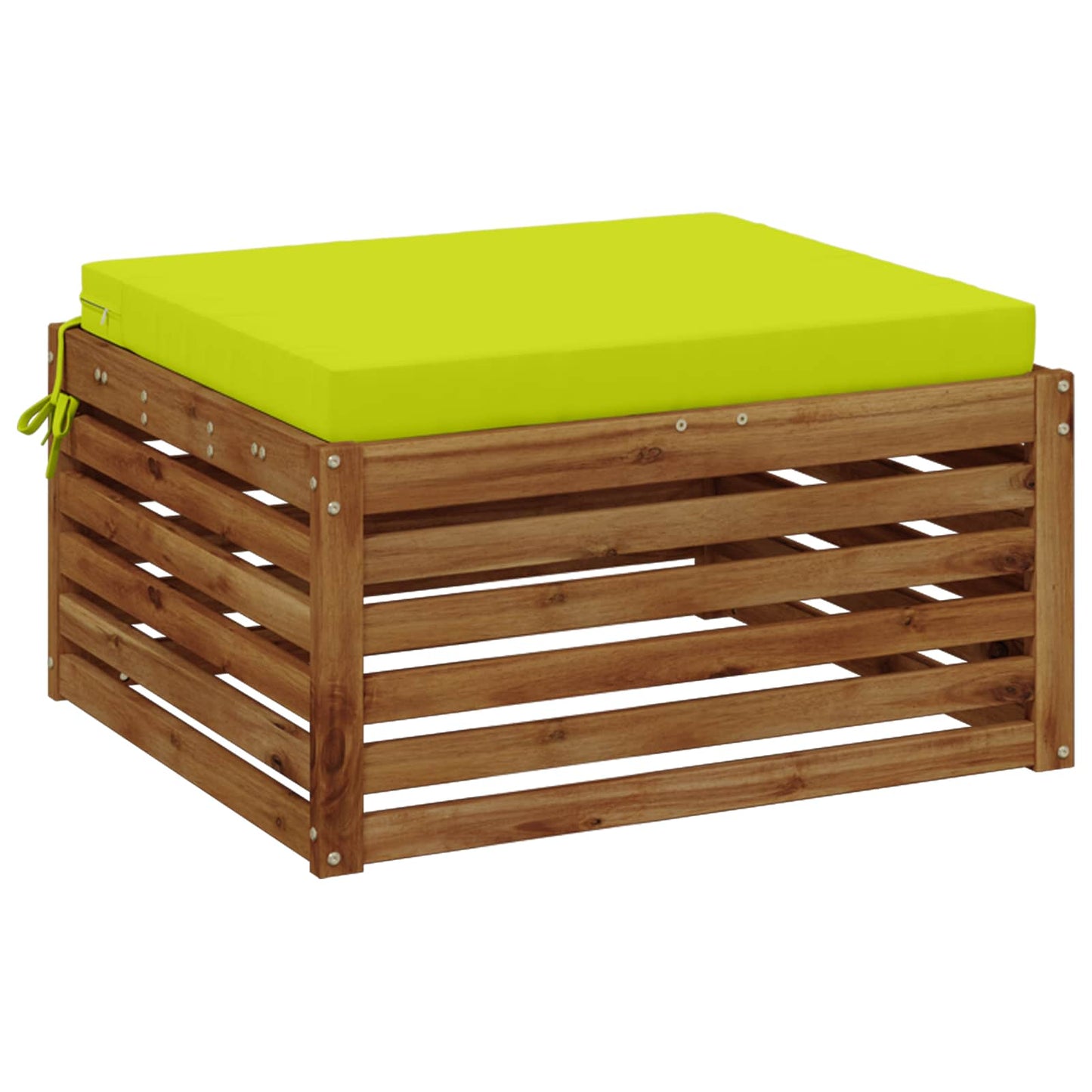 1-Piece Seat Cushion SOEST 100% Polyester Bright Green