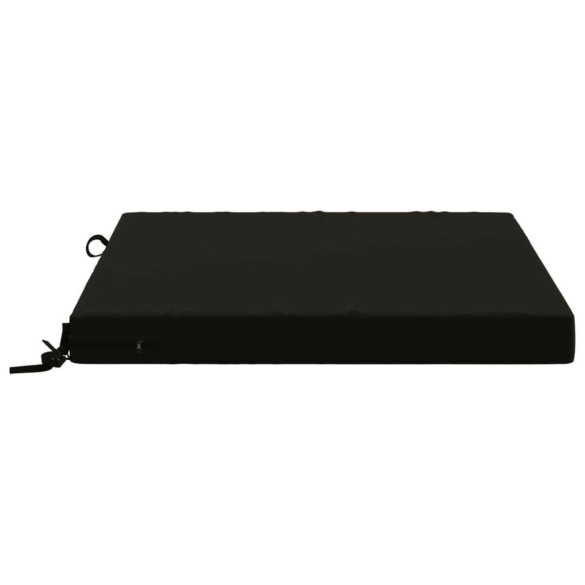 1-Piece Seat Cushion SOEST 100% Polyester Black 70 x 70 x 7 cm