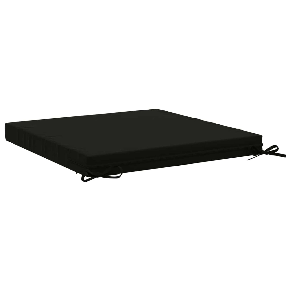 4-Piece Seat Cushions SOEST 4 pcs 100% Polyester Black