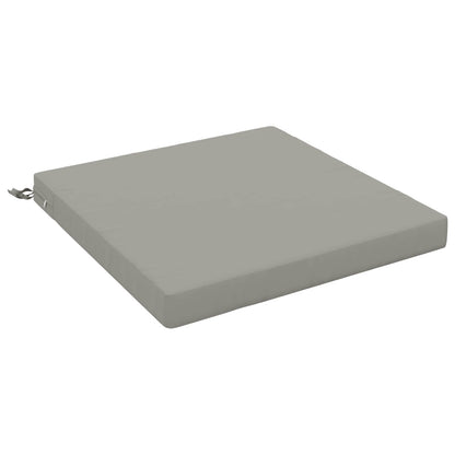 1-Piece Seat Cushion SOEST 100% Polyester Grey 70 x 70 x 7 cm