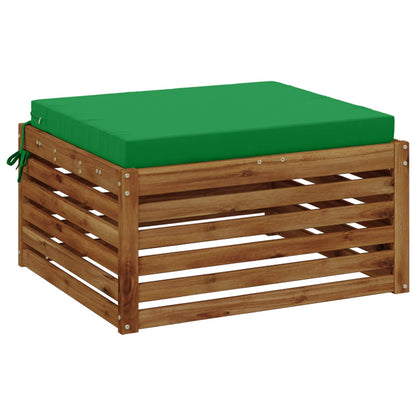 1-Piece Seat Cushion SOEST 100% Polyester Green 70 x 70 x 7 cm