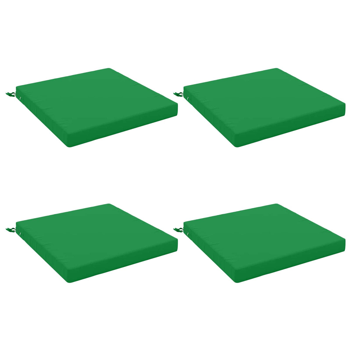 4-Piece Seat Cushions SOEST 4 pcs 100% Polyester Green