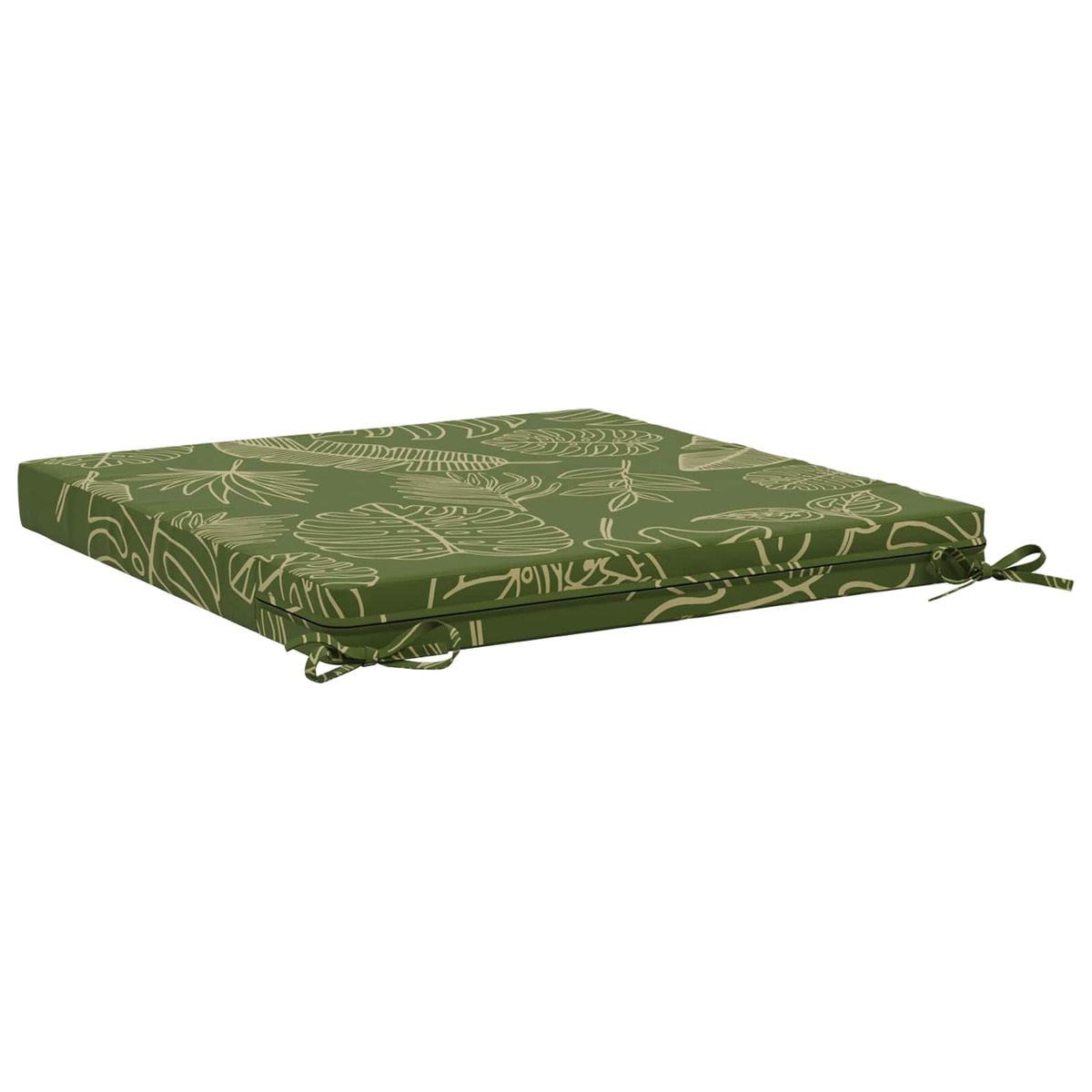 1-Piece Seat Cushion SOEST 100% Polyester Leaf Design