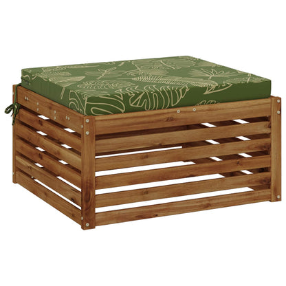 1-Piece Seat Cushion SOEST 100% Polyester Leaf Design