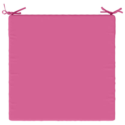 1-Piece Seat Cushion SOEST 100% Polyester Pink 70 x 70 x 7 cm