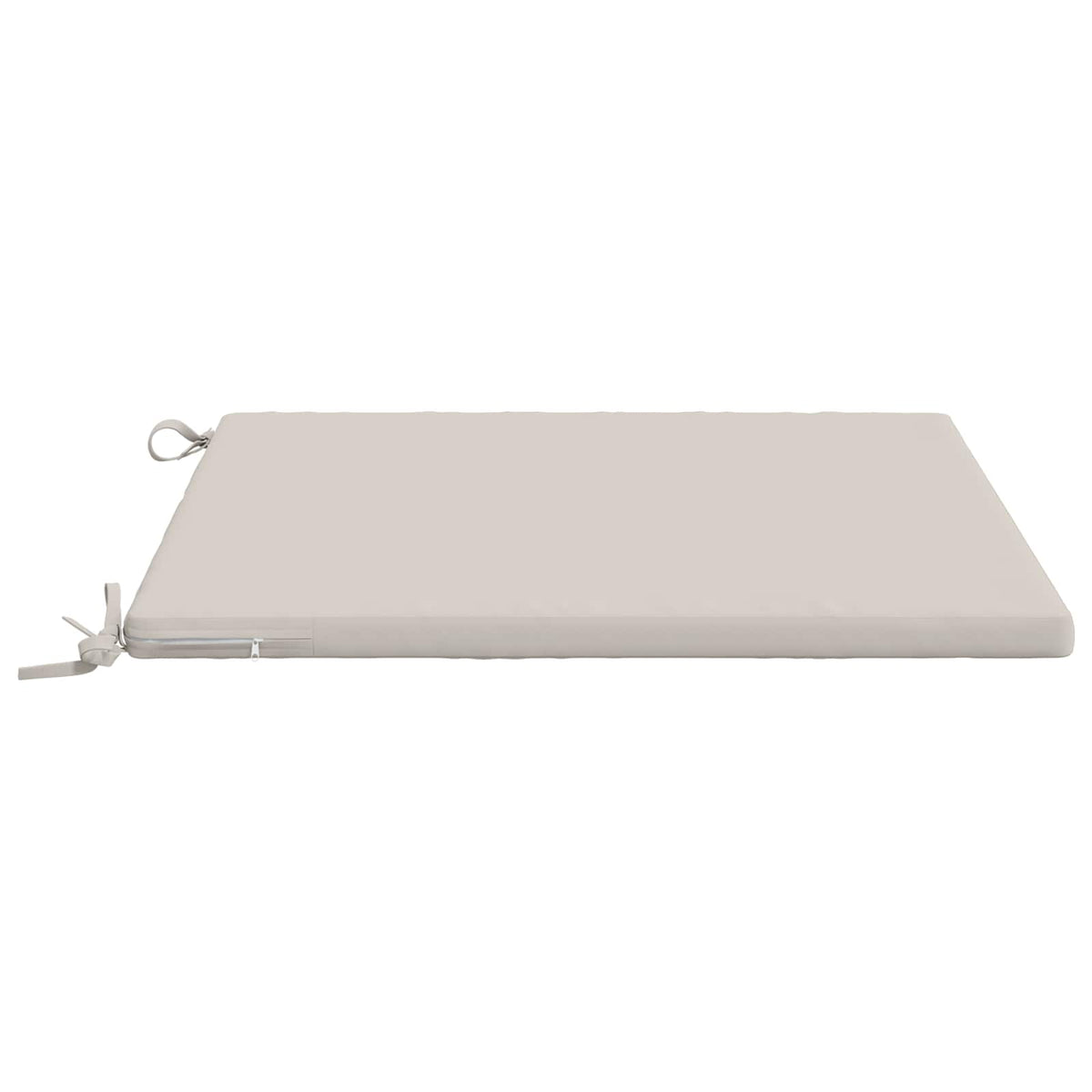 1-Piece Seat Cushion SOEST 100% Polyester White 80 x 80 x 3 cm