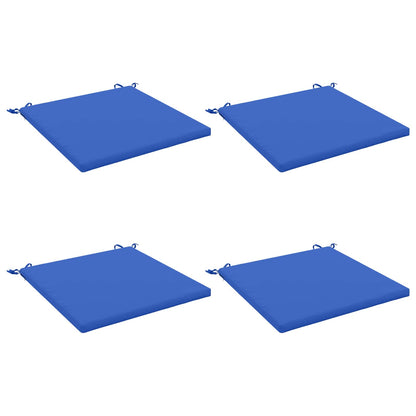 4-Piece Seat Cushions SOEST 4 pcs 100% Polyester Royal Blue
