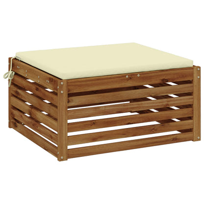 1-Piece Seat Cushion SOEST 100% Polyester Cream 80 x 80 x 3 cm